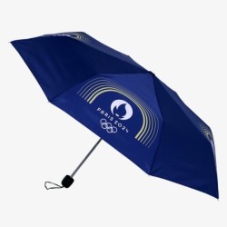Parapluie pliant manuelle bleu - Paris 2024