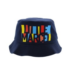 Bob marine avec logo imprimé multicolore LITTLE MARCEL (4/8 ans) - Little Marcel