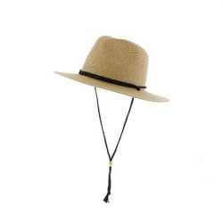 Chapeau avec lien noir ajustable  - Nina Casari