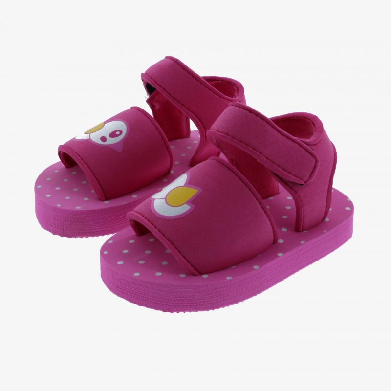 Sandales Bébé Fille Fushia/Rose Pitchoun'S